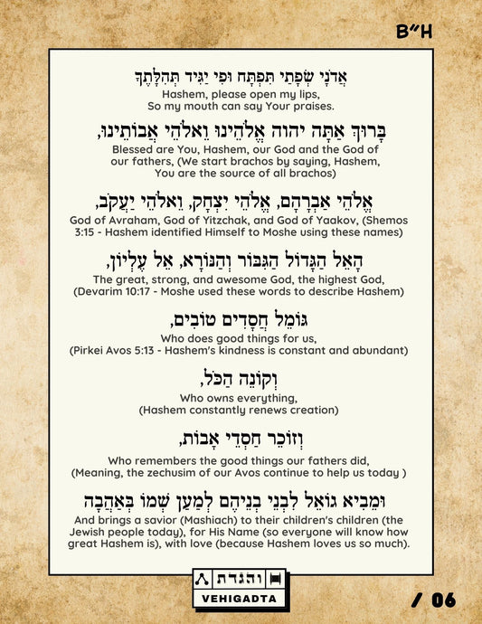 Introduction to Shemona Esrei/Amida